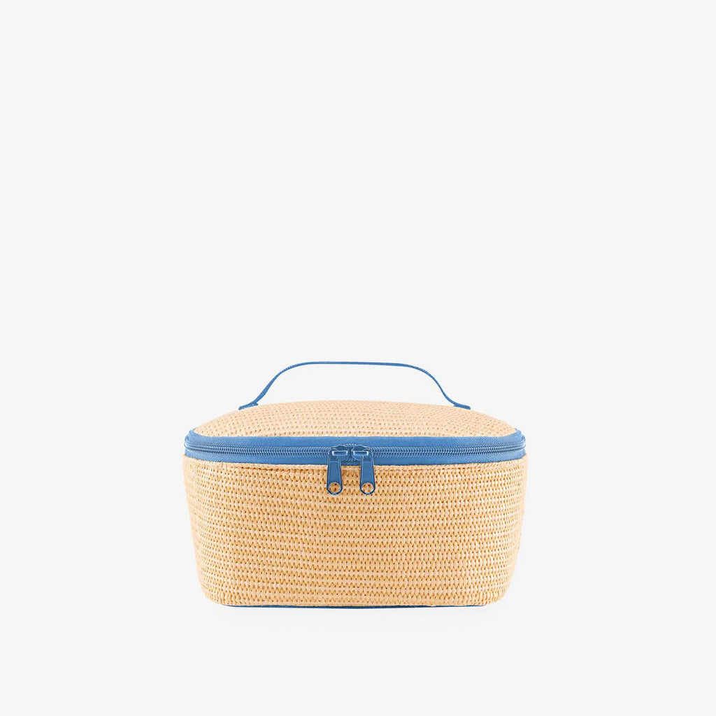 Coolerbag S Pocket Raffia Blue