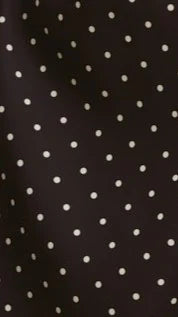 Hanae Mini Dress - Brown Polka