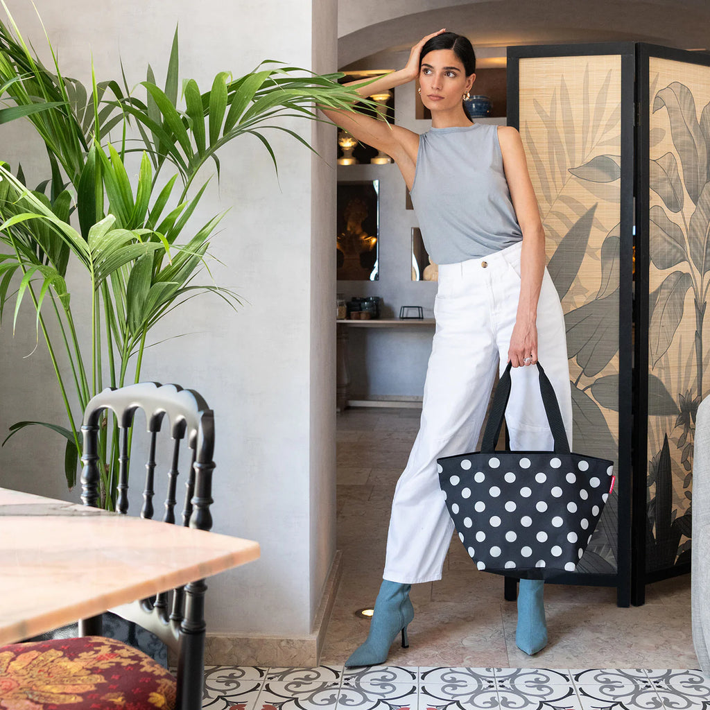 Shopper M Dots White