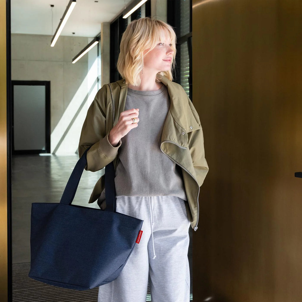 Shopper M Twist Navy