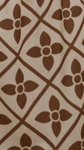 Avalon Maxi Dress - Brown Geo