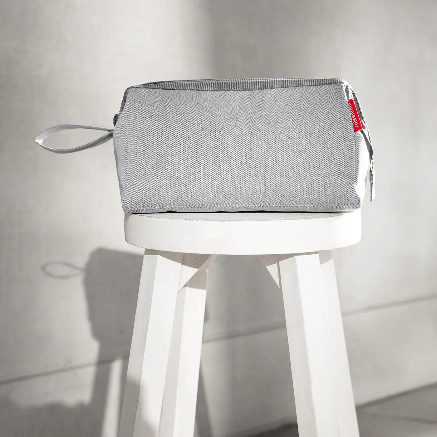 Travelcosmetic Herringbone Grey