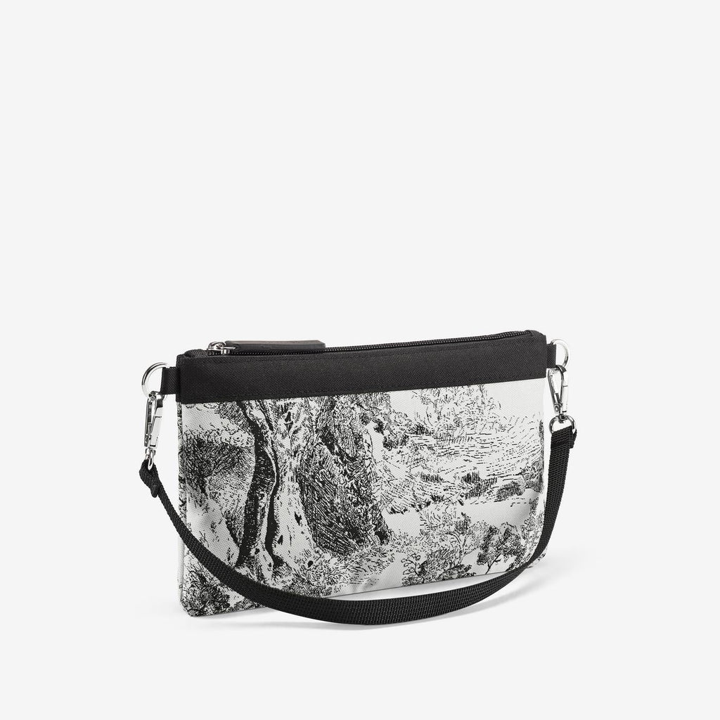 Mini Pouch Jacquard Grey
