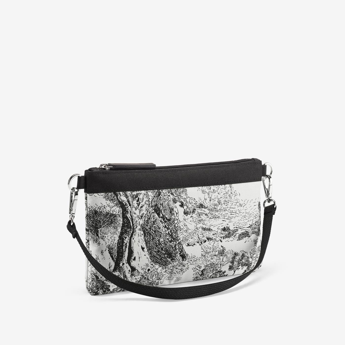 Mini Pouch Jacquard Grey