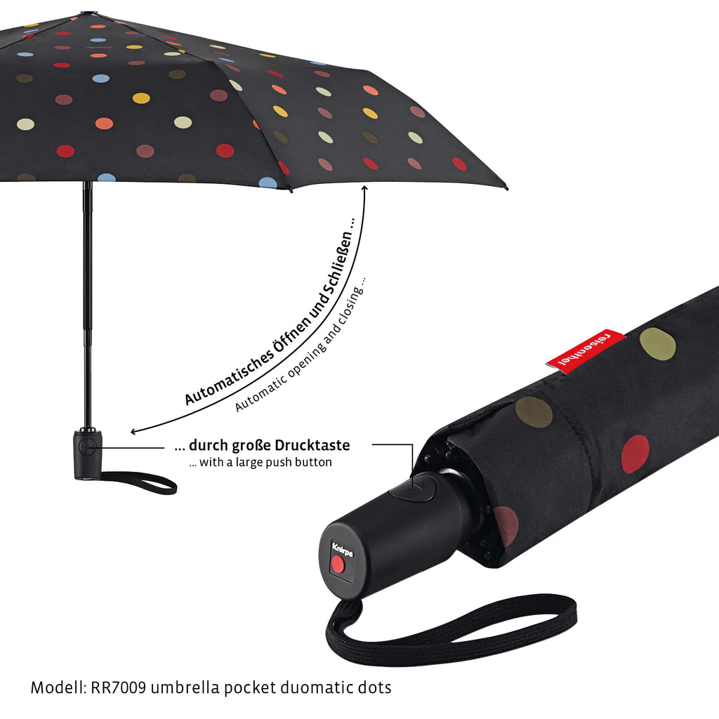 Umbrella Pocket Duomatic Twist Silver