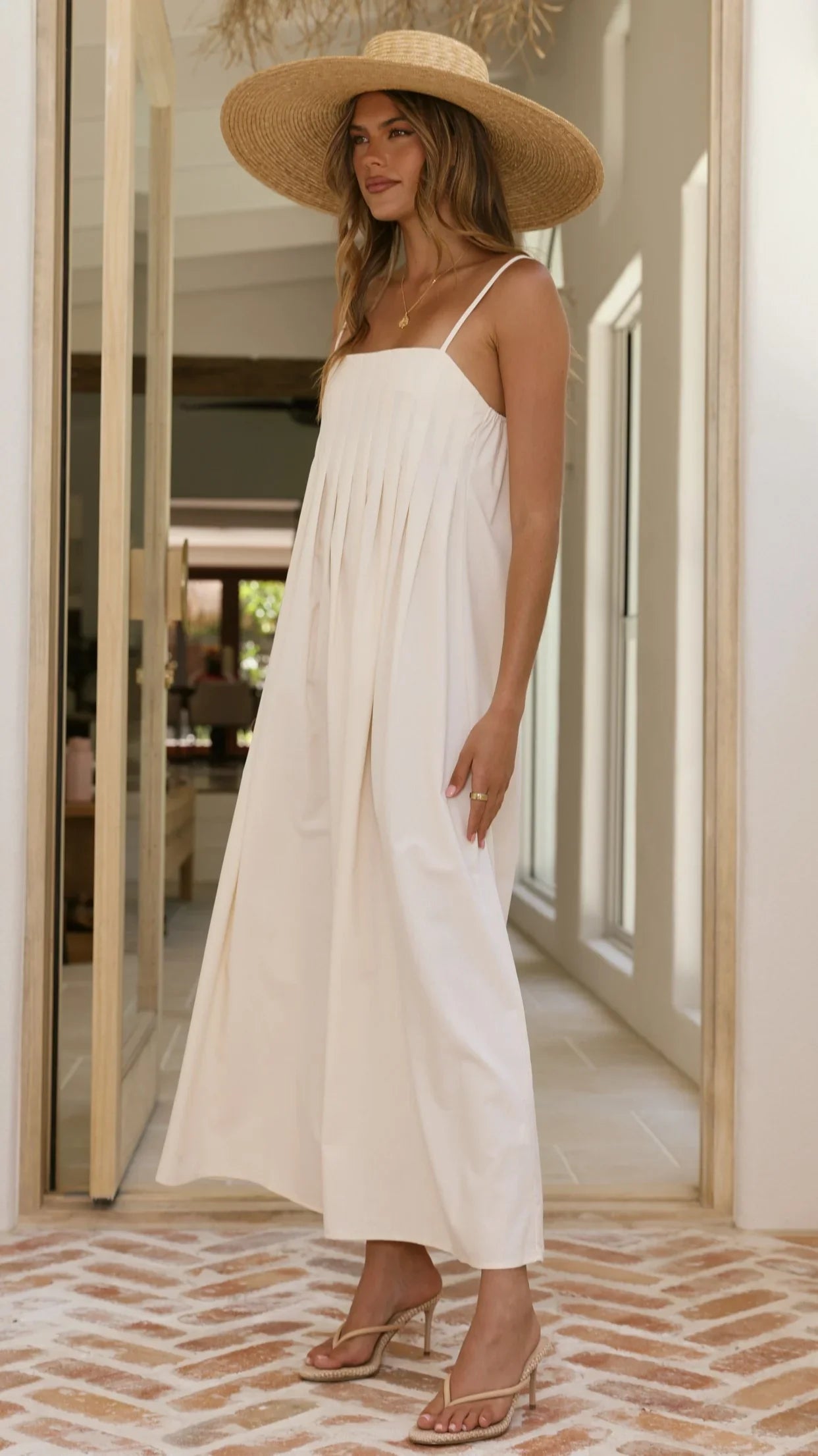 Fiorella Maxi Dress - Cream