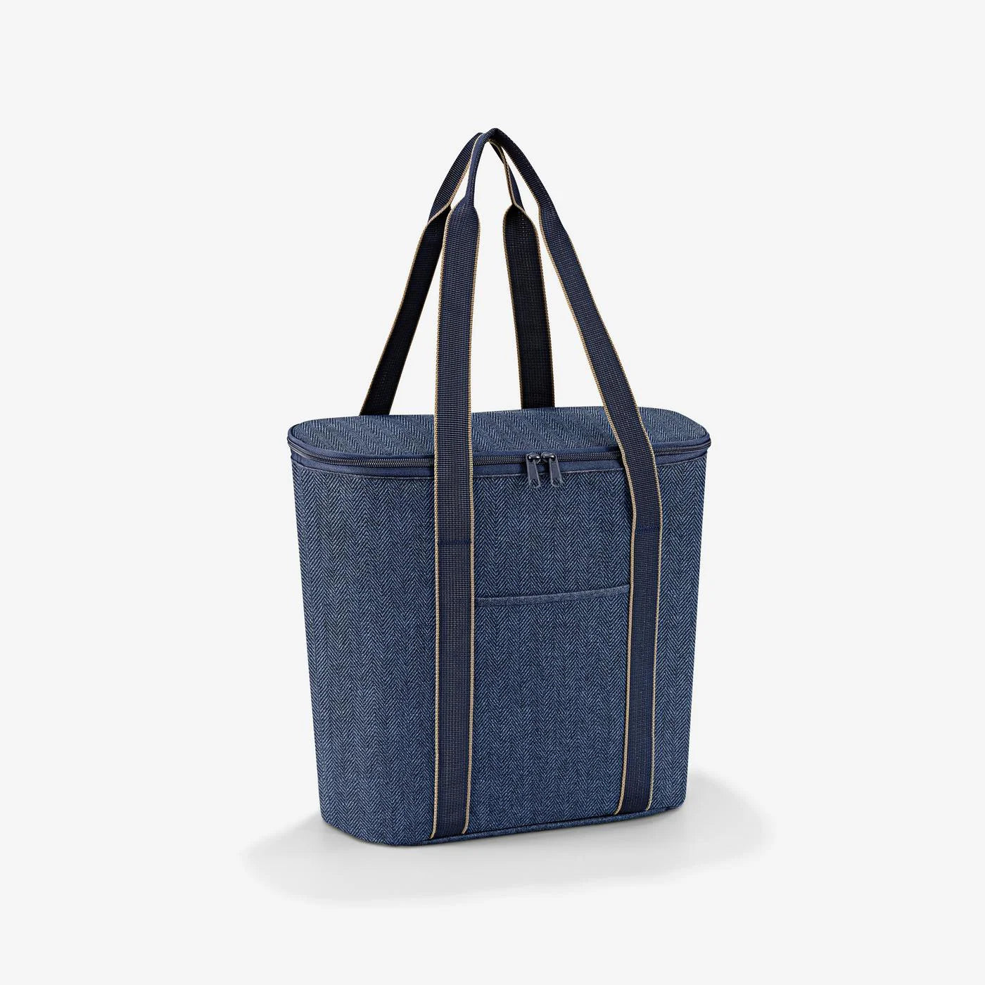 Thermoshopper Herringbone Dark Blue