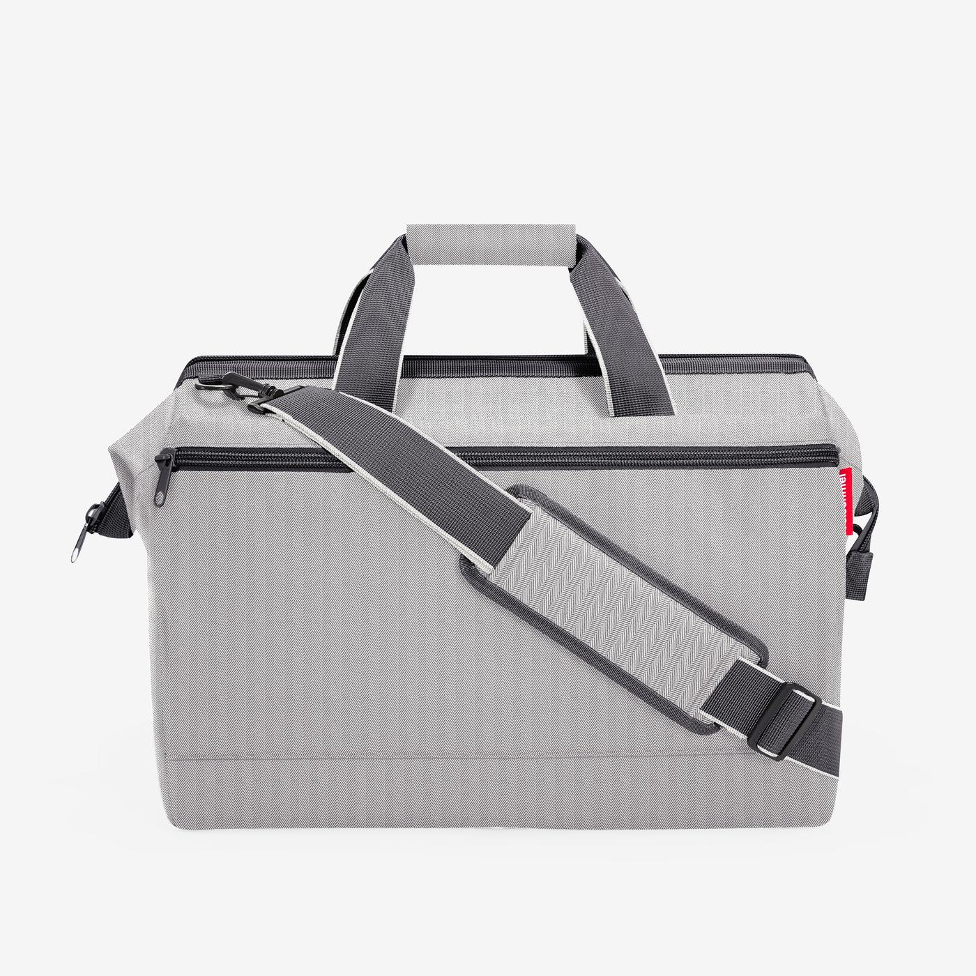Allrounder L Pocket Herringbone Grey