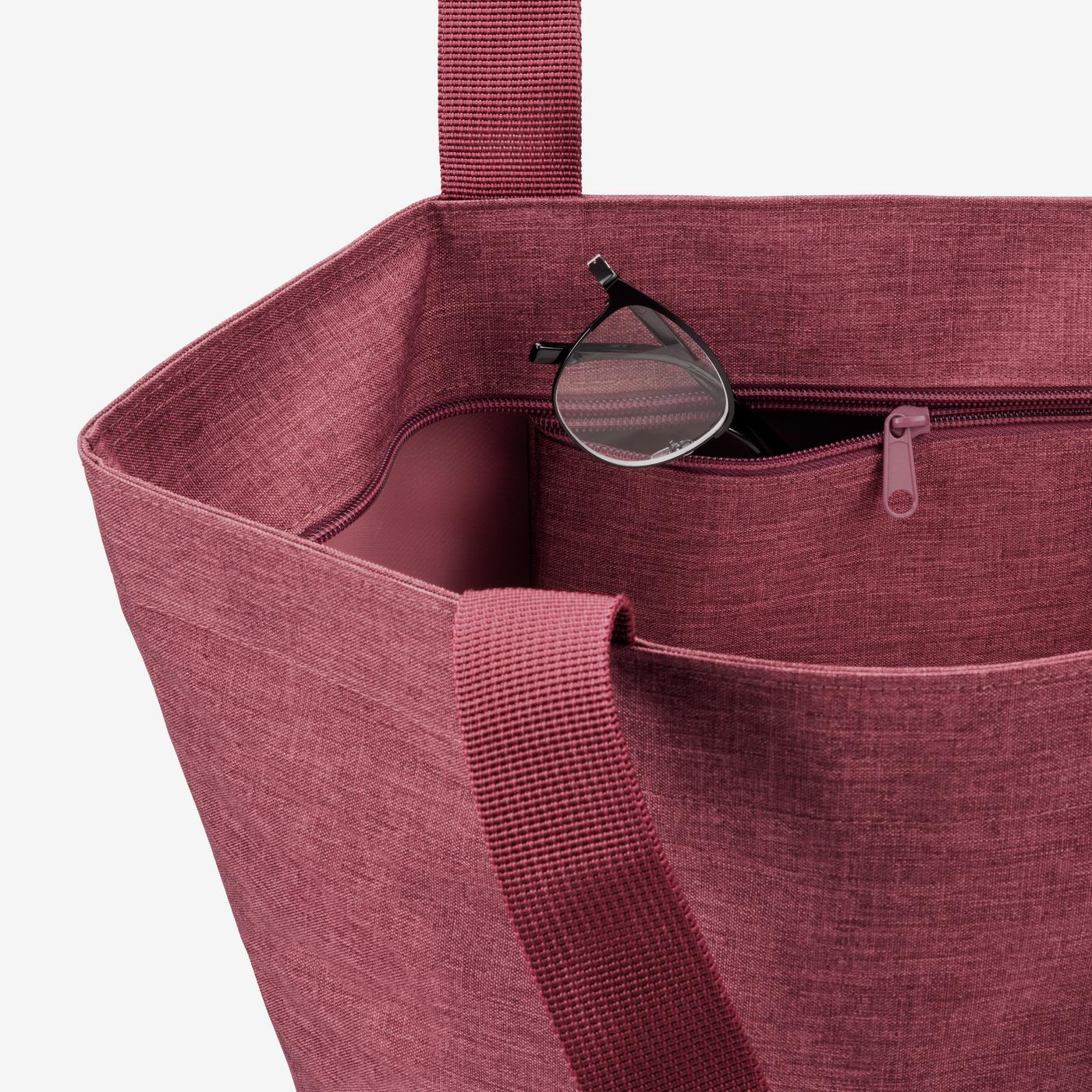 Shopper M Twist Maroon