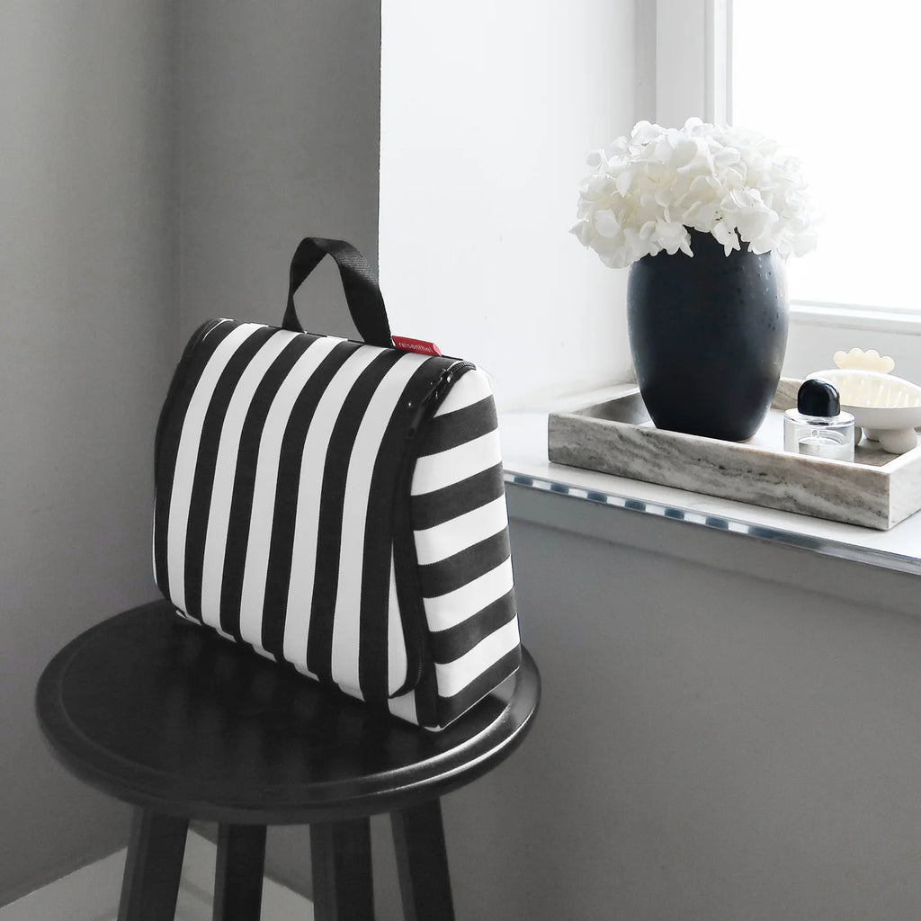Toiletbag Xl Summerstripes Black