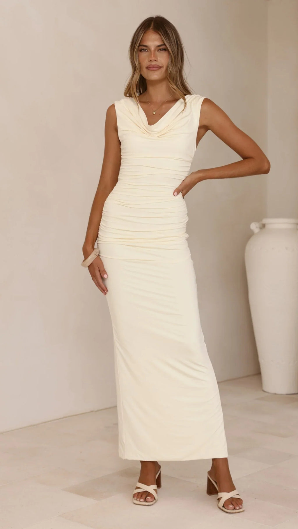 Lolita Maxi Dress - Butter
