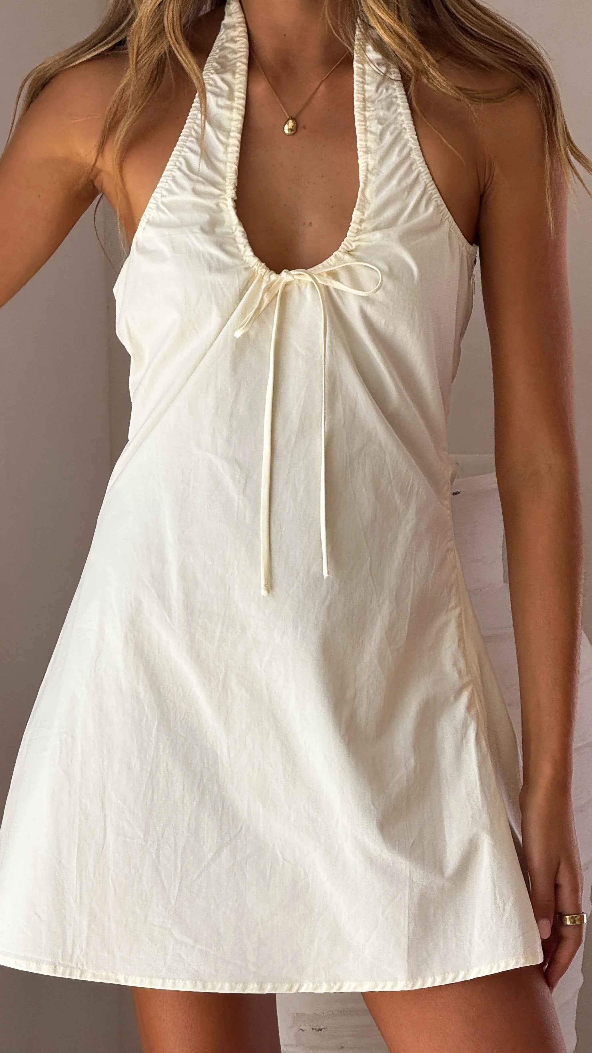 Elsie Mini Dress - Butter