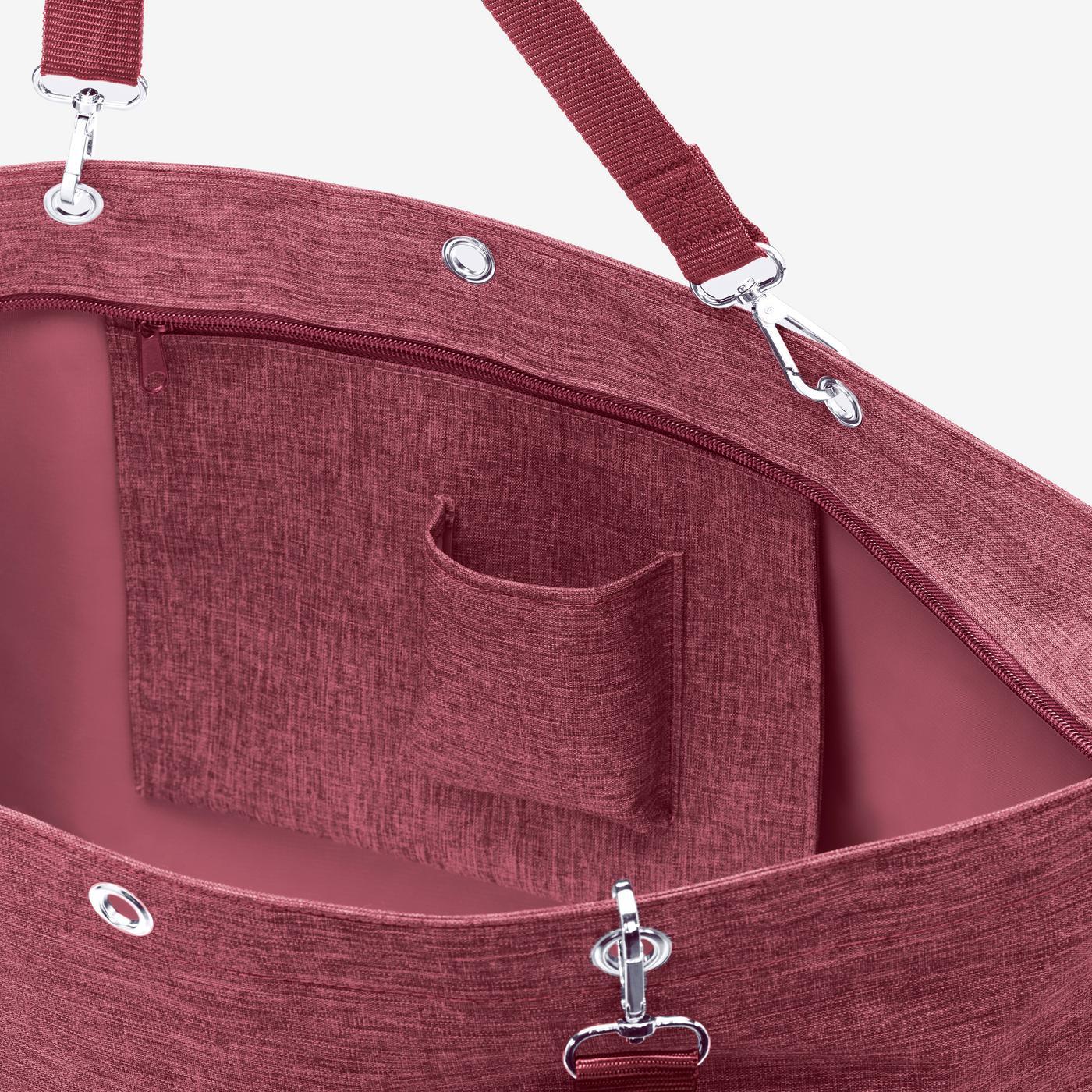 Shopper Xl Twist Maroon