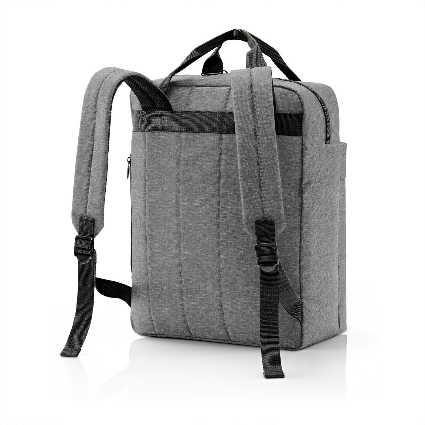 Allday Backpack M Twist Silver