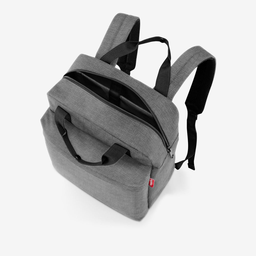 Allday Backpack M Twist Silver