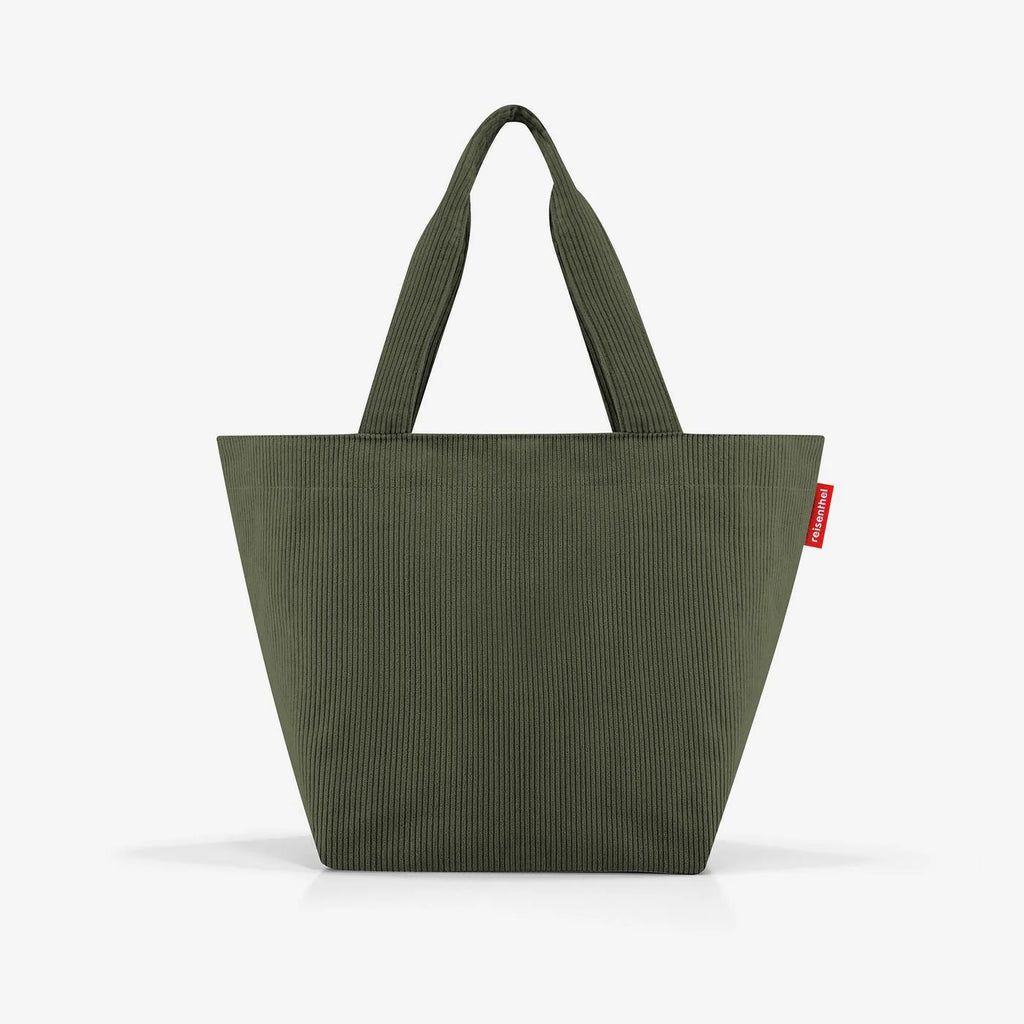 Shopper M Cord Dark Matcha