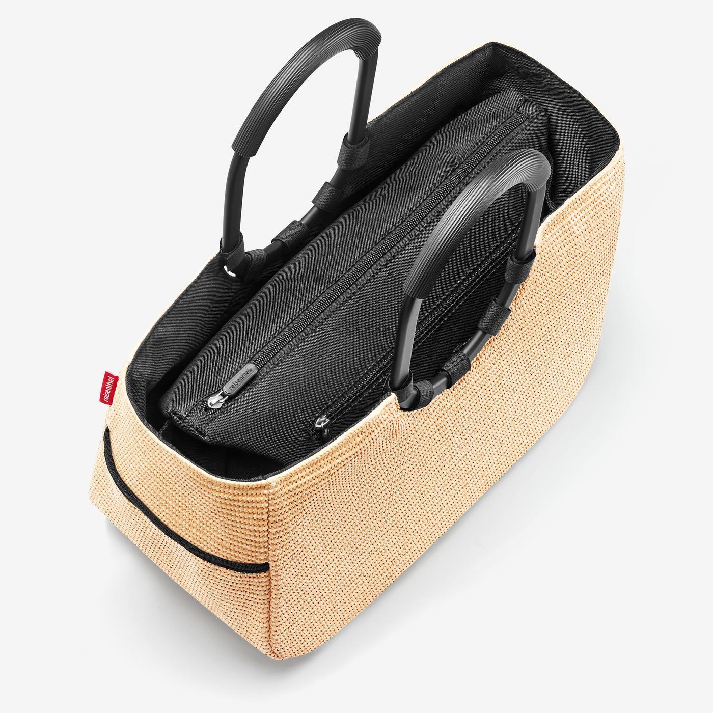 Loopshopper M Frame Raffia Black