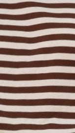 Adelia Mini Dress - Chocolate Stripe