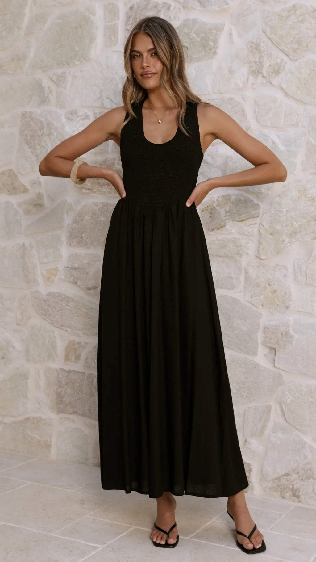 Amira Maxi Dress - Black