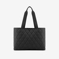 Classic Shopper L Rhombus Black