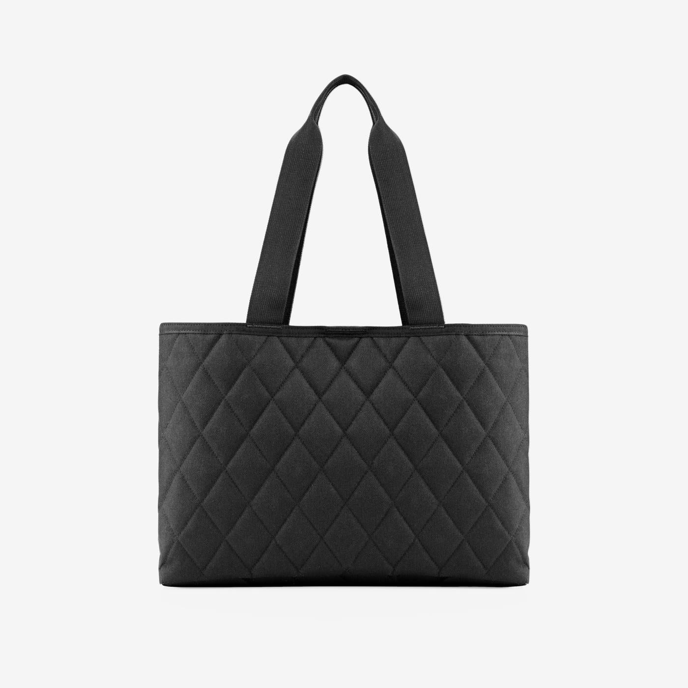 Classic Shopper L Rhombus Black