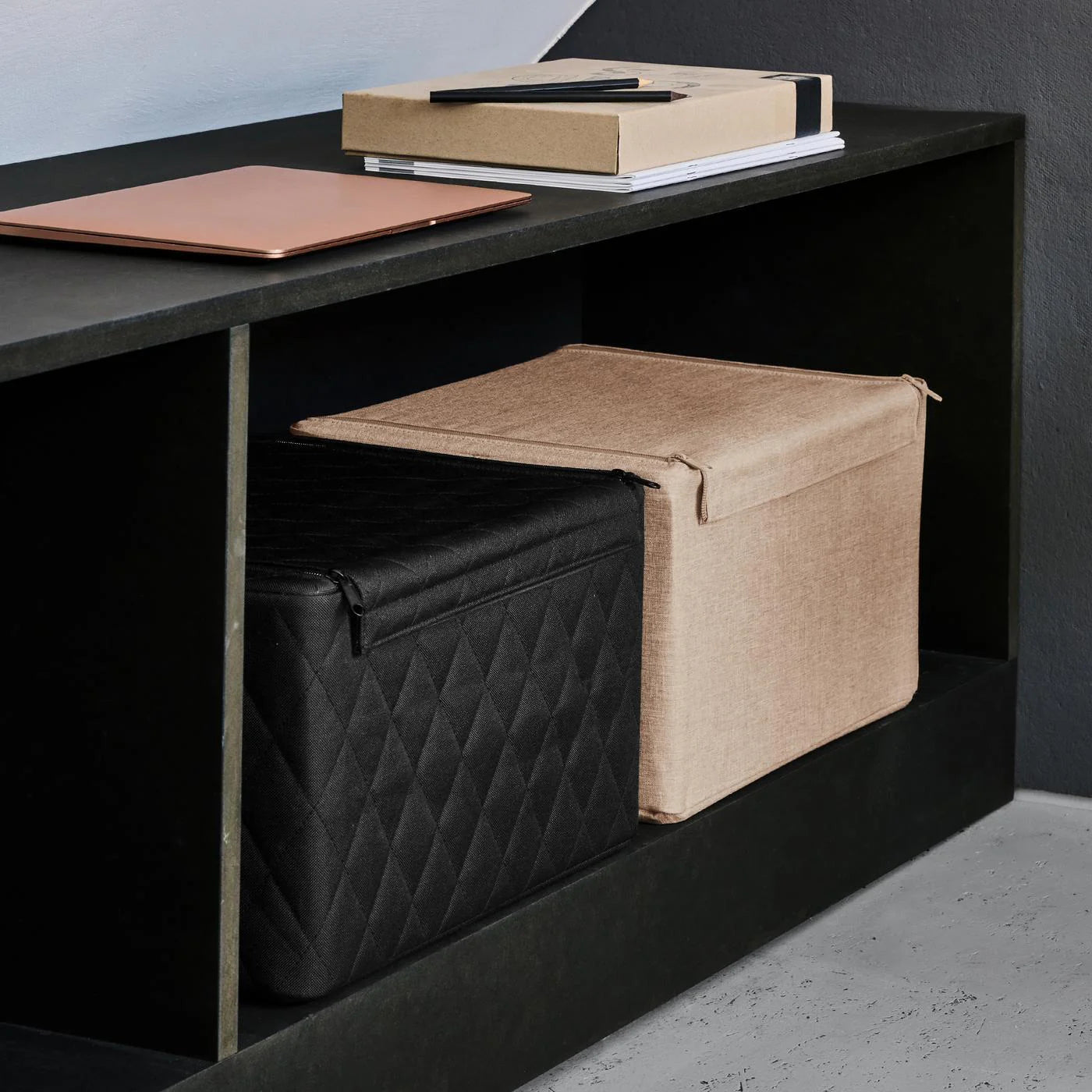Storagebox M Rhombus Black