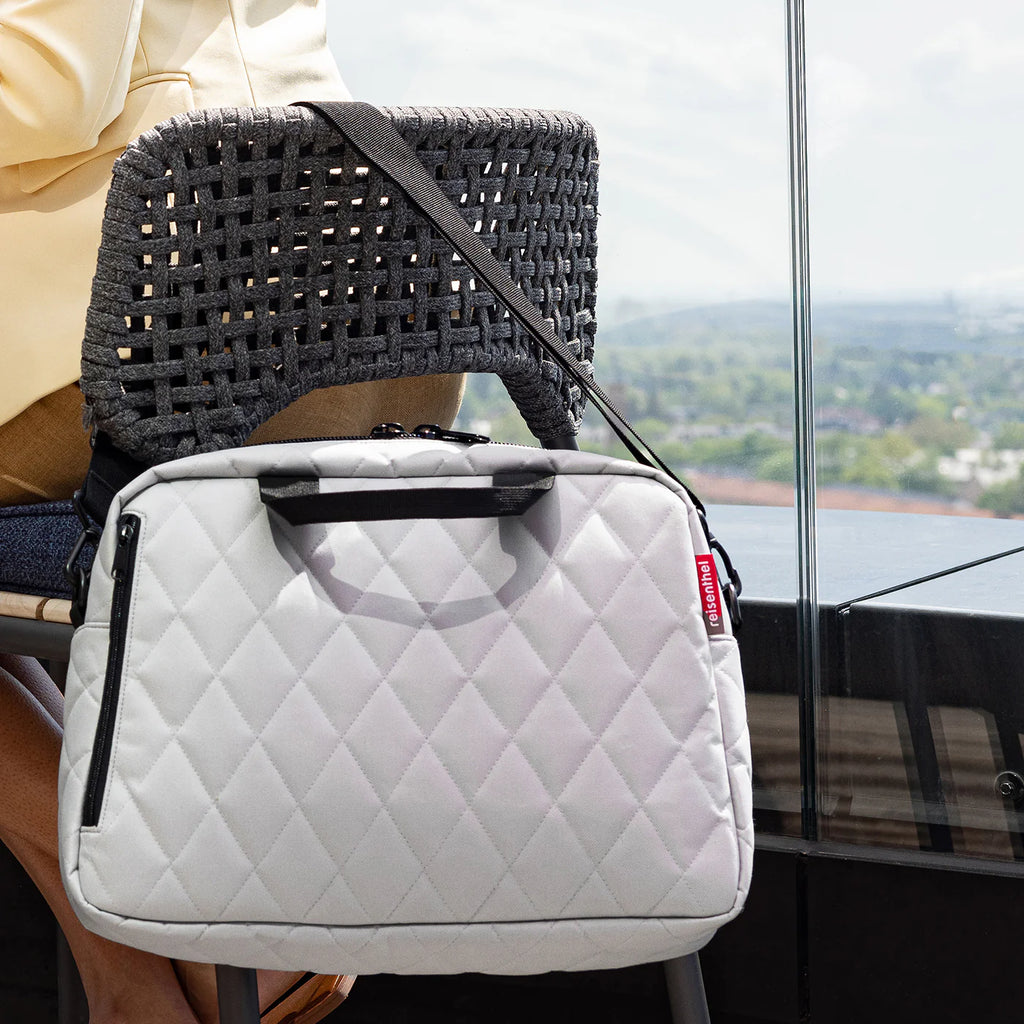 Notebook Bag Rhombus Light Grey