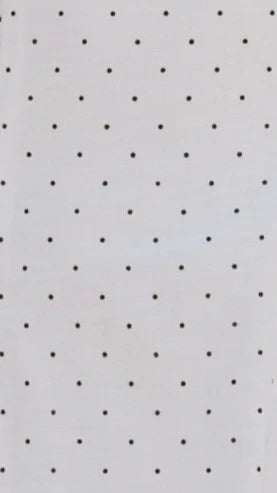 Malina Mini Dress - White Polka