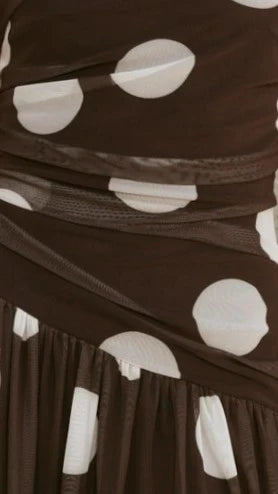 Riko Strapless Maxi Dress - Chocolate Spot