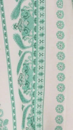 Natalie Mini Dress - Green Aztec