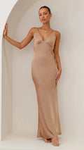 Ziah Maxi Dress - Latte
