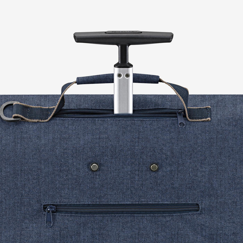 Trolley M Herringbone Dark Blue
