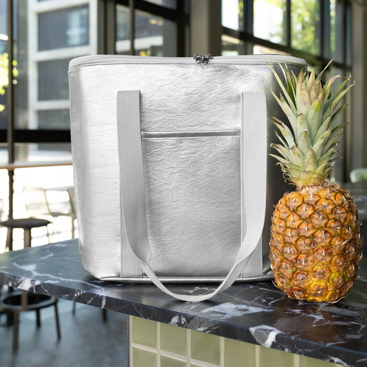 Thermoshopper Silver Crackle
