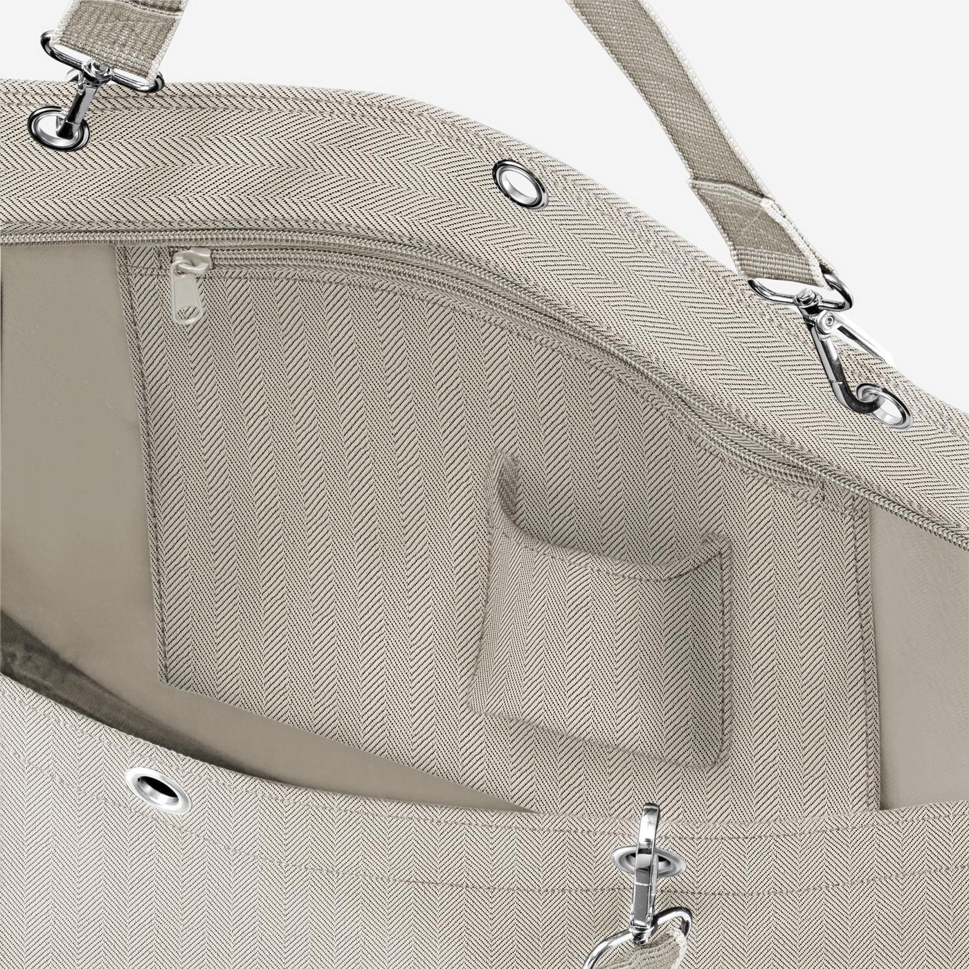 Shopper Xl Herringbone Sand