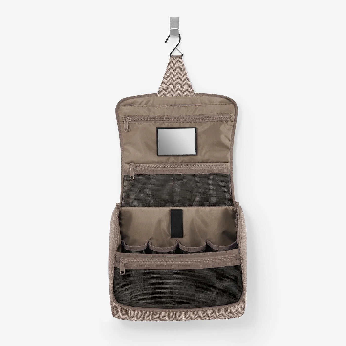 Toiletbag Xl Herringbone Mokka
