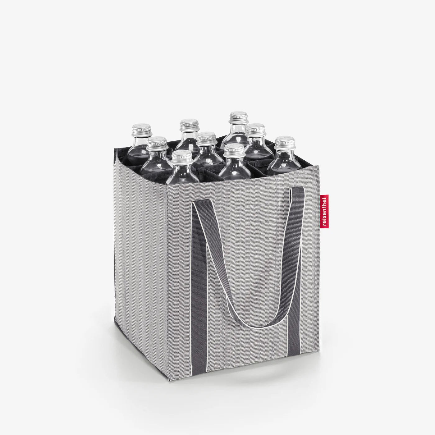 Bottlebag Herringbone Grey