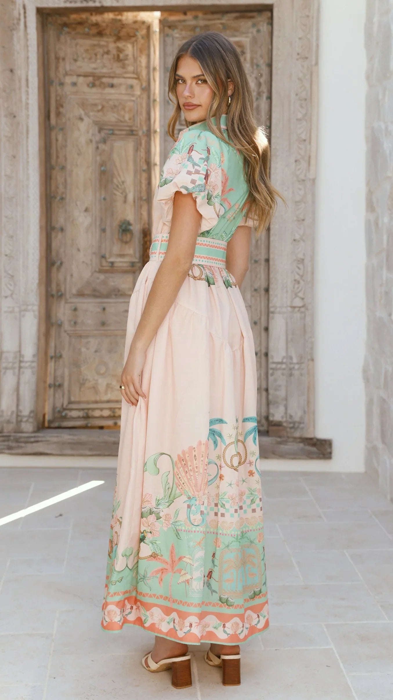 Natasha Maxi Dress - Aurora Print