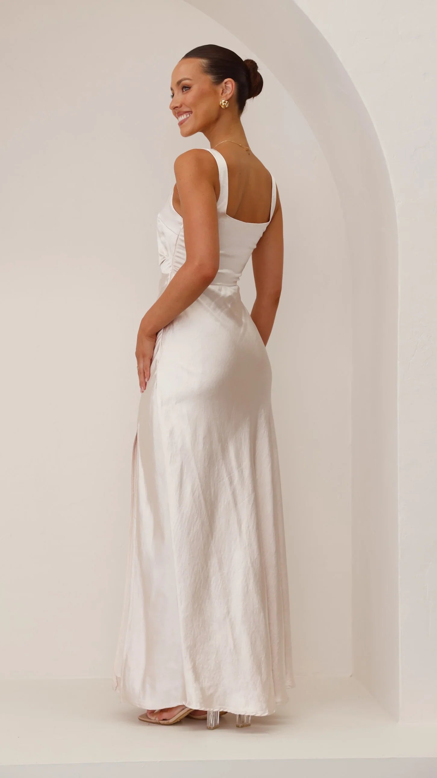 Alaria Maxi Dress - Champagne