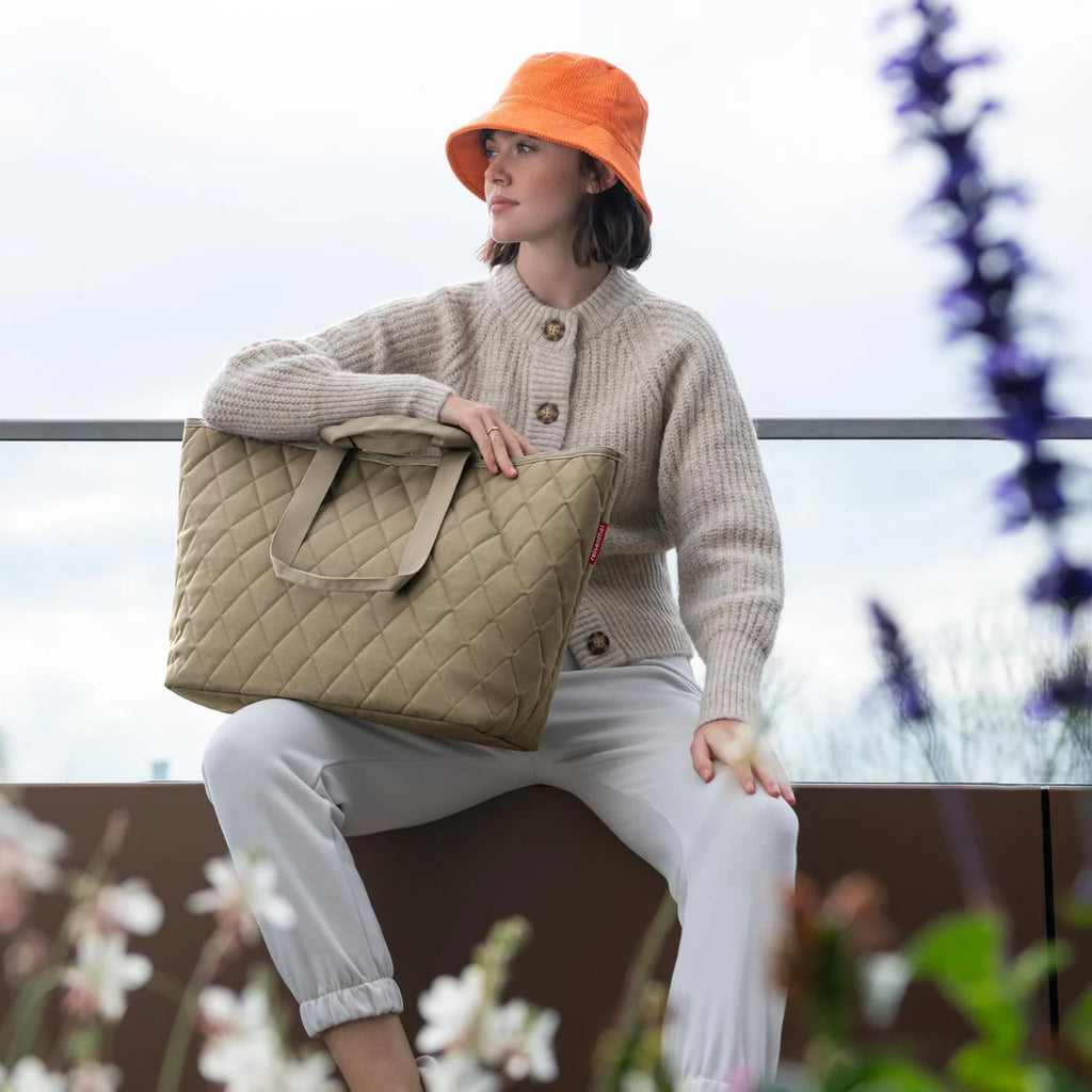 Classic Shopper Xl Rhombus Olive