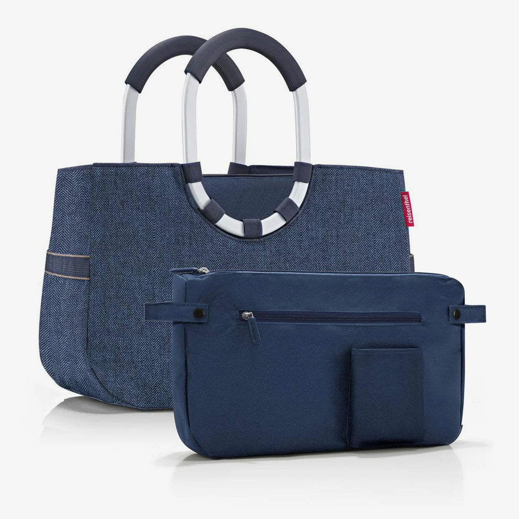 Loopshopper M Herringbone Dark Blue
