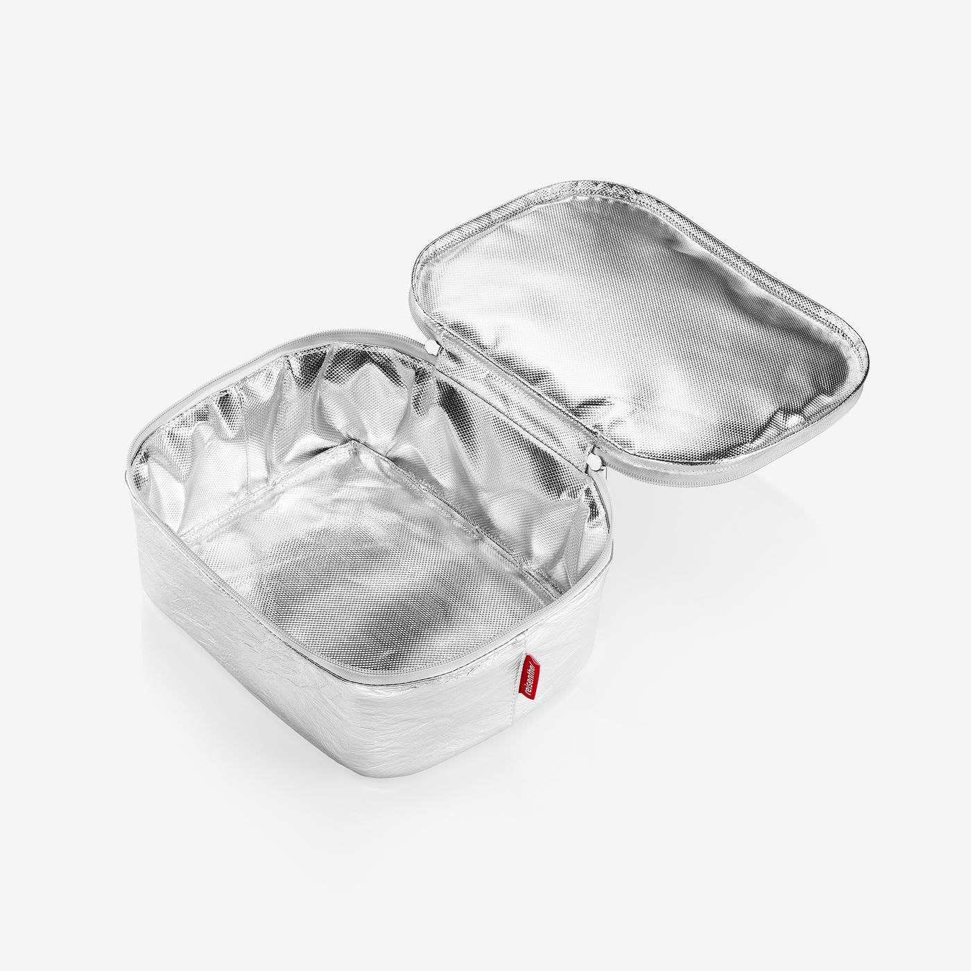 Coolerbag M Pocket Silver Crackle