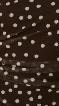 Riko Strapless Maxi Dress - Chocolate Polka