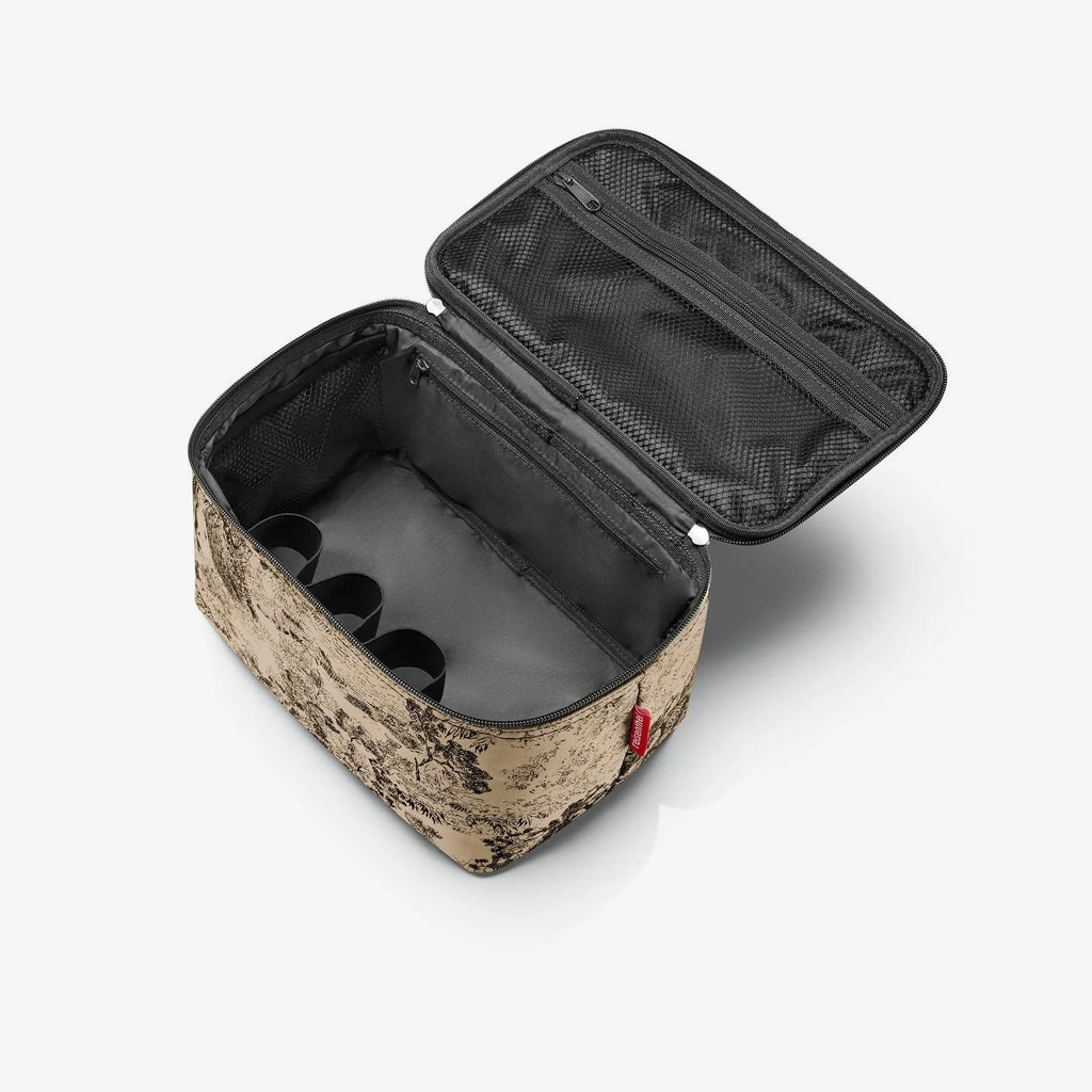 Cosmetic Case Jacquard Brown