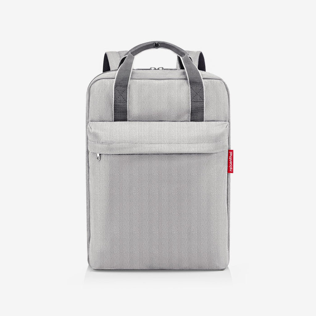 Allday Backpack M Herringbone Grey