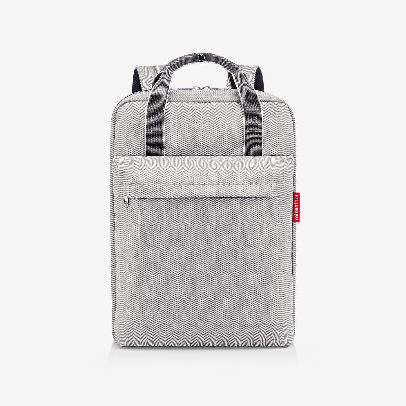 Allday Backpack M Herringbone Grey