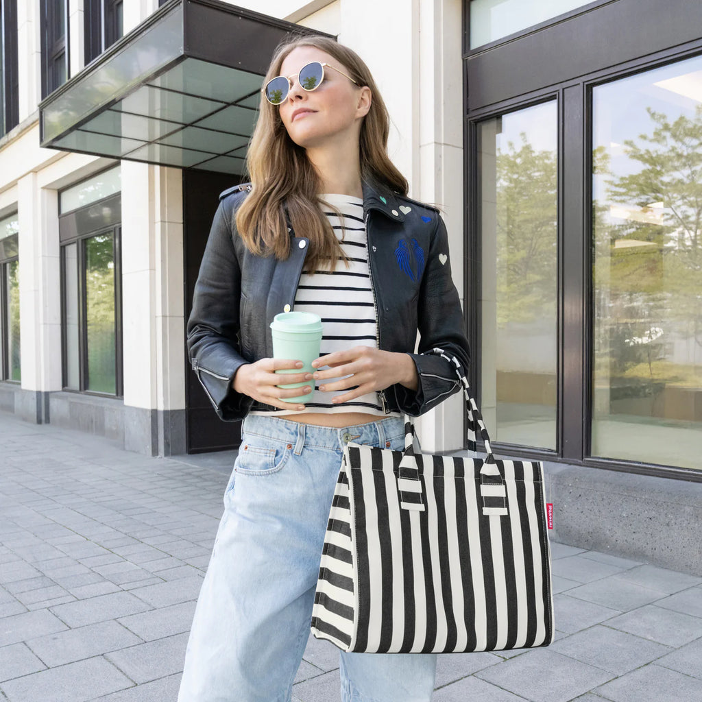 Daily Shopper Summerstripes Black