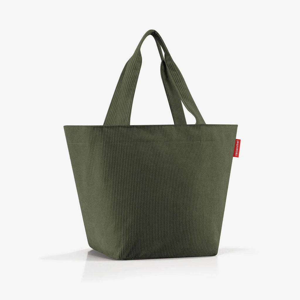 Shopper M Cord Dark Matcha