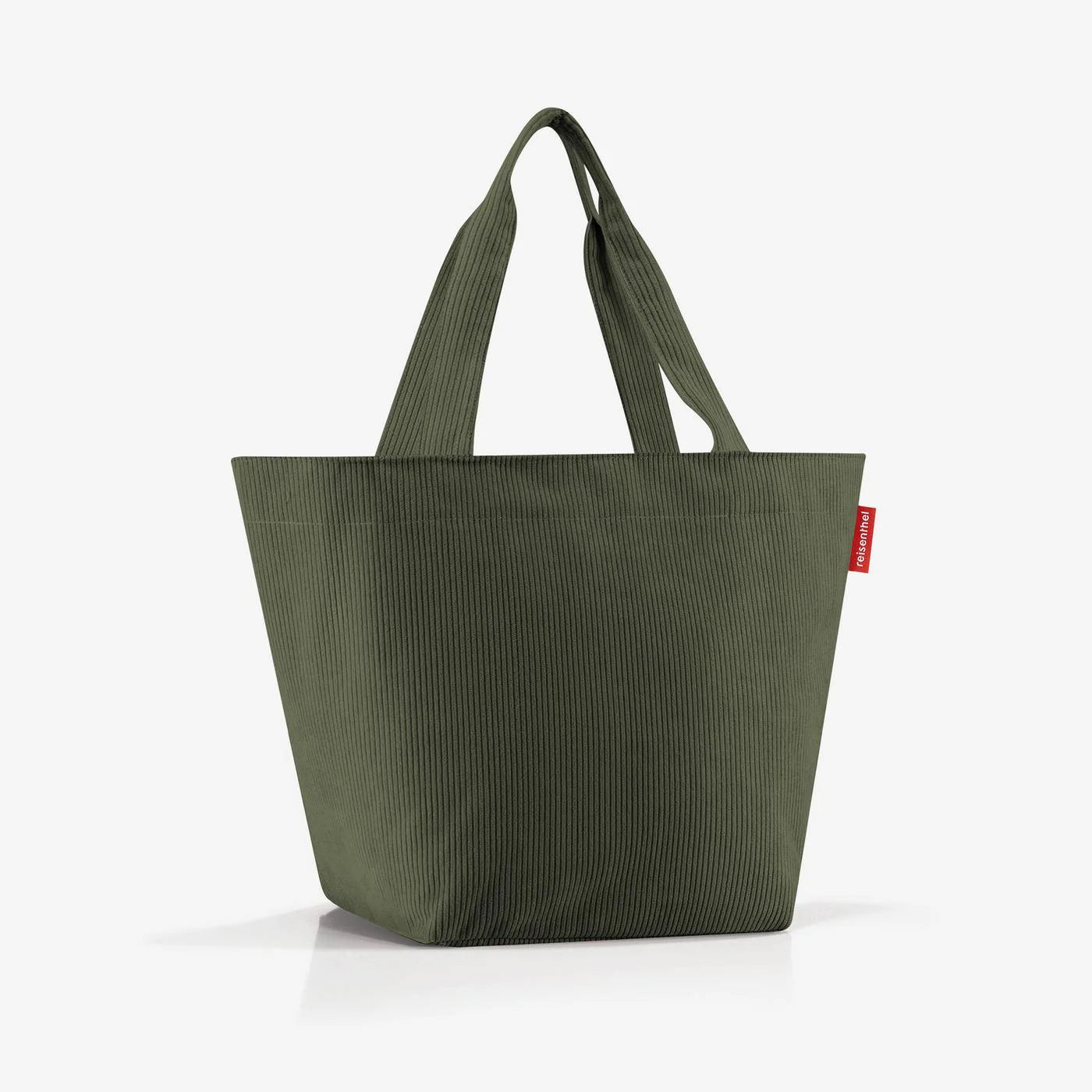 Shopper M Cord Dark Matcha