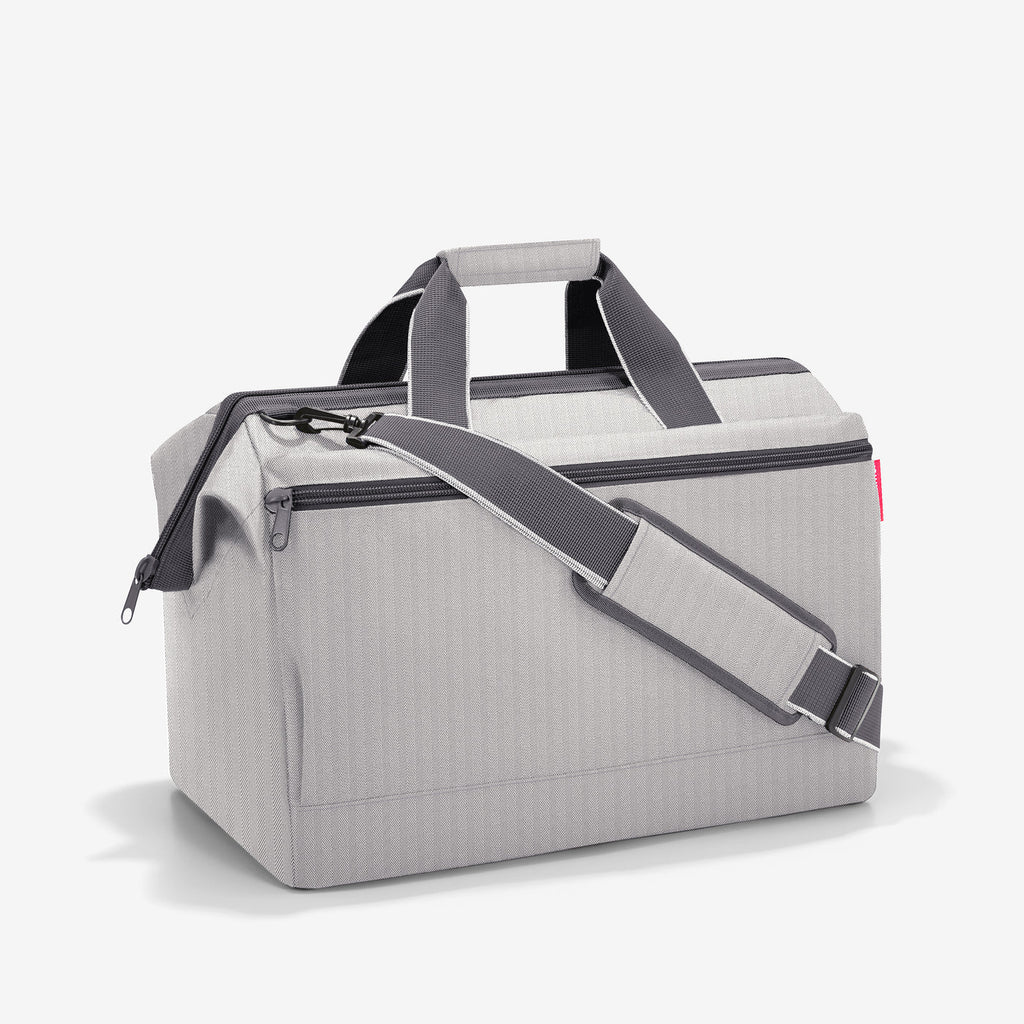 Allrounder L Pocket Herringbone Grey