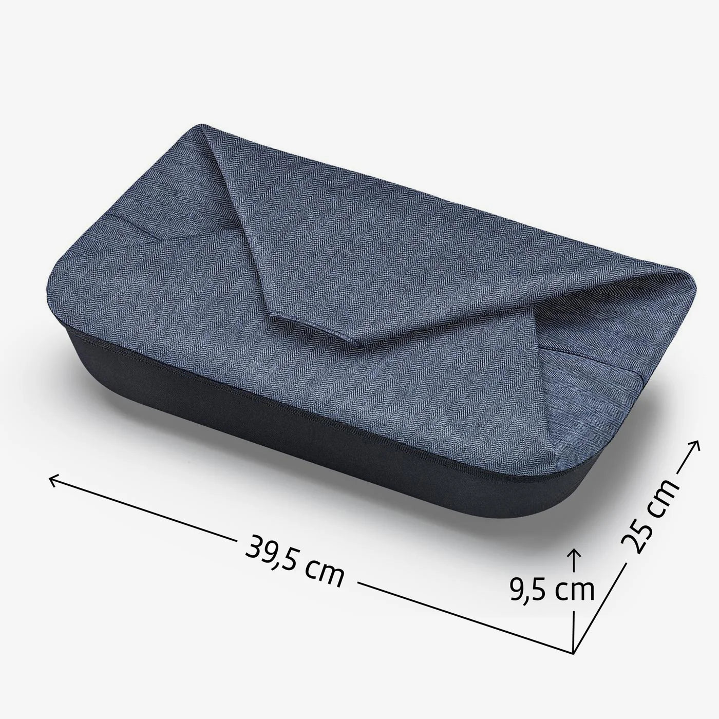 Shoppingbasket Herringbone Dark Blue